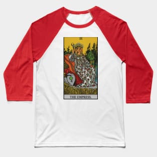 The Empress Tarot Card Baseball T-Shirt